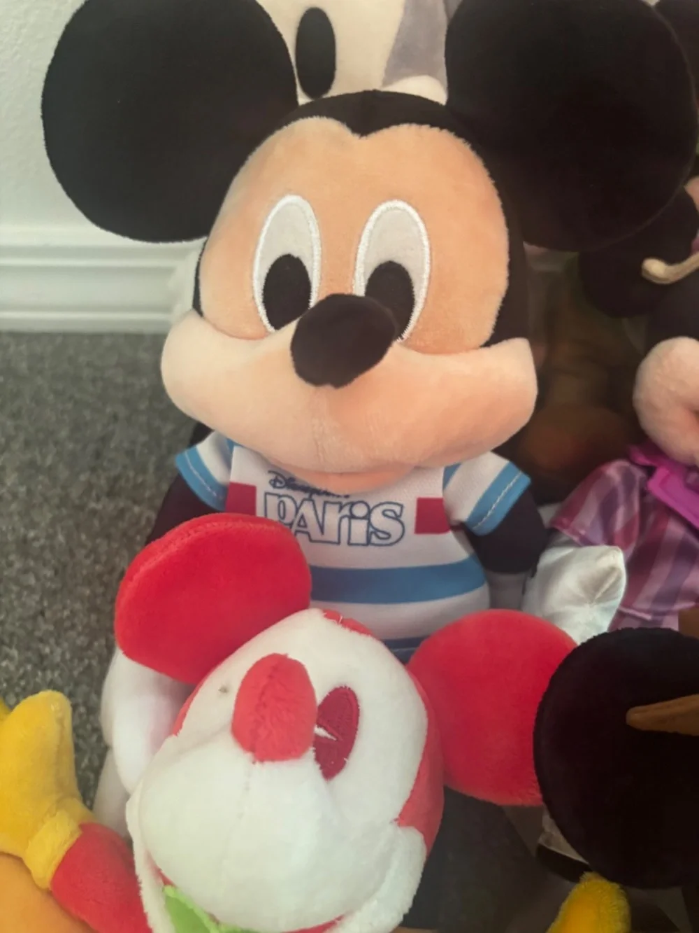 Lot of 15 Mickey Mouse Stuffed Dolls